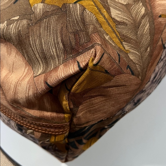 Salvatore Ferragamo Jungle Print with Leopard Brown & Yellow EUC - Picture 11 of 16